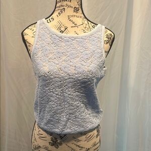 Cider Cream Fitted Crop Tank Top